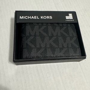 Michael Kors Black Monogram Key Holder